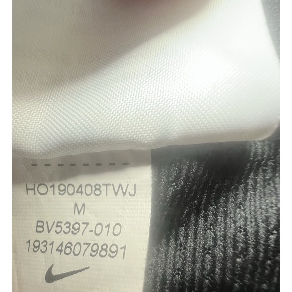 Nike Breathe Running Dri-Fit Miler Flash Logo‎ Print T-Shirt Size M Mens Black - Picture 7 of 7